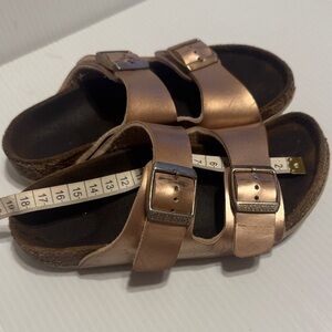 Birkenstock Kids Sandals - Shiny Copper